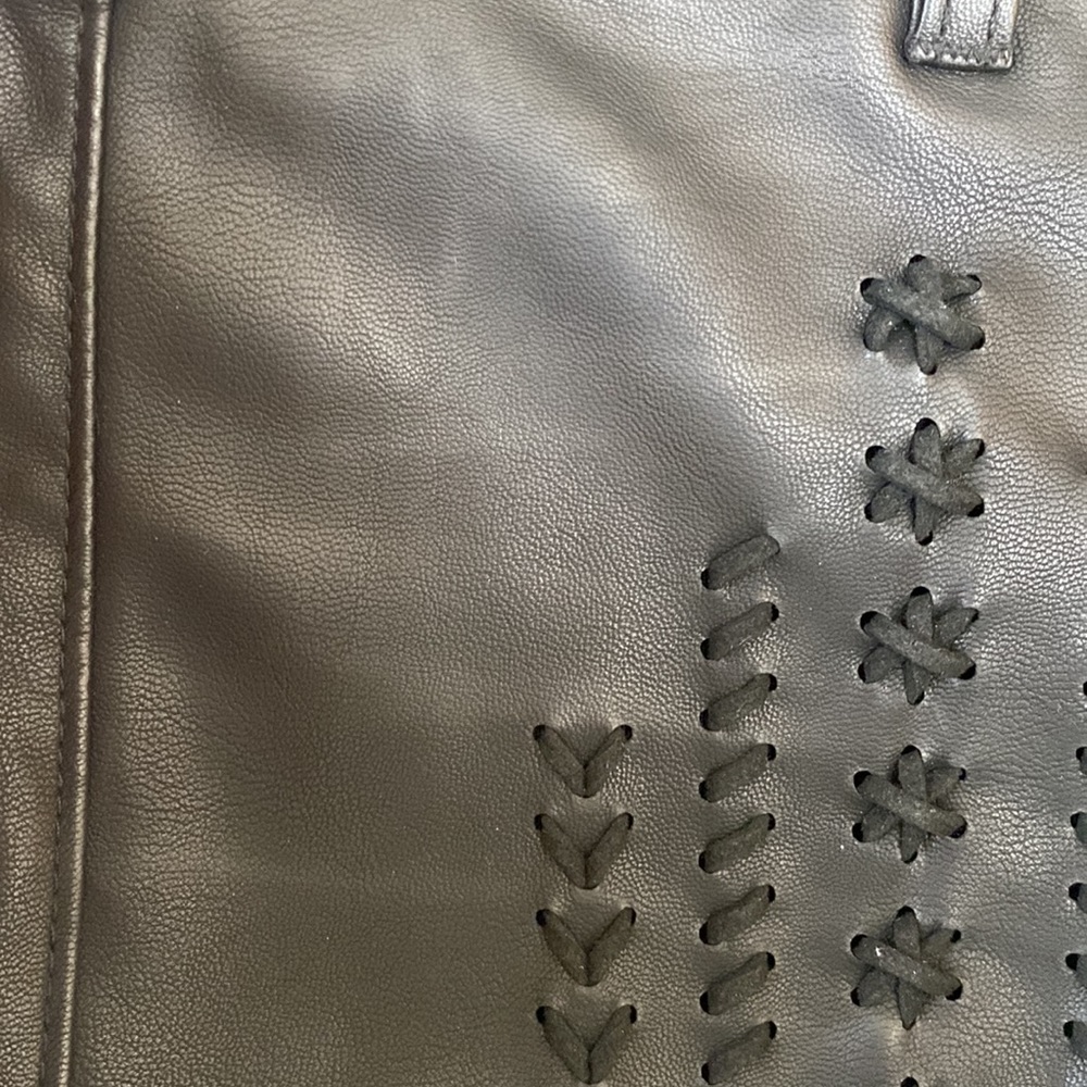 BLANK DENIM NYC whipstitch faux leather pant - Picture 11 of 11